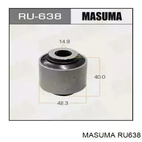 Сайлентблок заднего продольного нижнего рычага RU638 Masuma