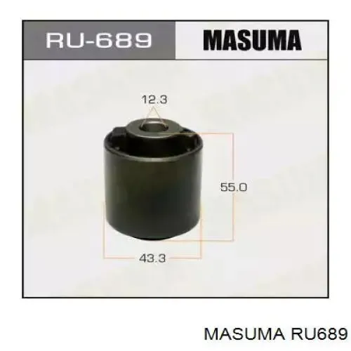 Сайлентблок цапфы задней RU689 Masuma