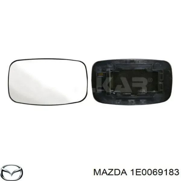 Стекло левого зеркала заднего вида 95AB17K741BA Ford