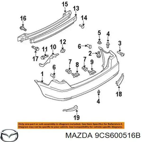 9CS60-0516B Mazda - купить недорого в Украине