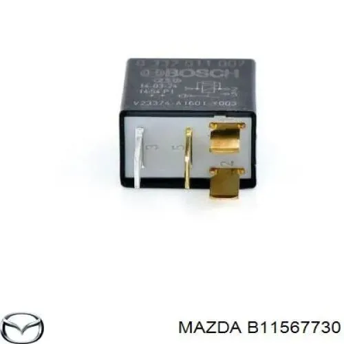 Реле вентилятора B11567730 Mazda