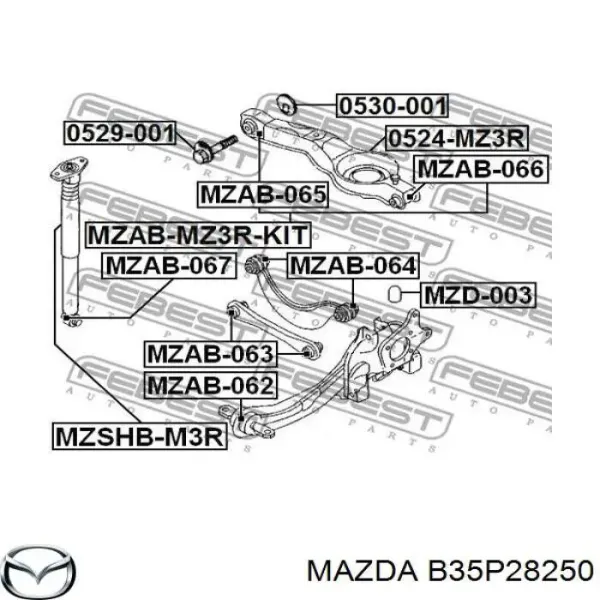 B35P28250 Mazda
