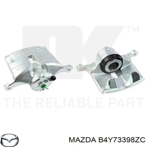Суппорт тормозной передний правый B4Y73398ZC Mazda