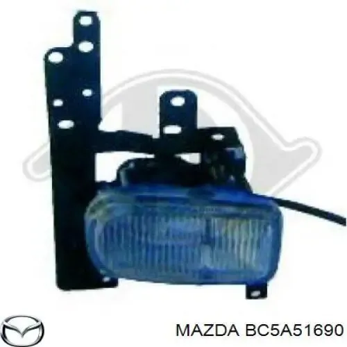 Фара противотуманная левая Mazda 323 C V