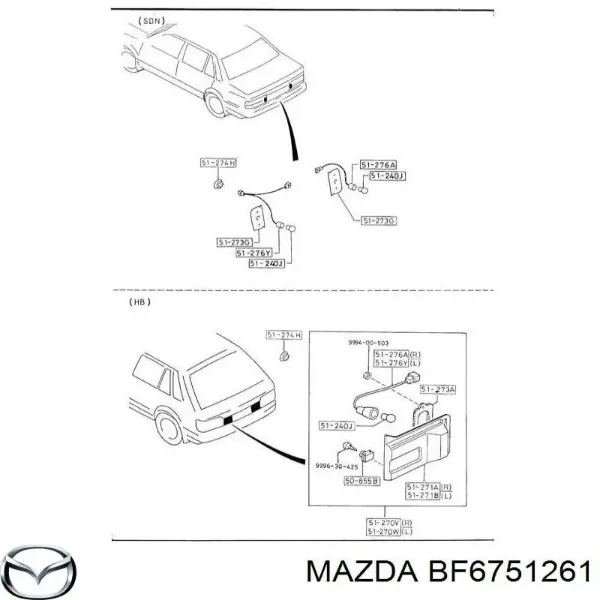 BF6751261 Mazda - купить недорого в Украине