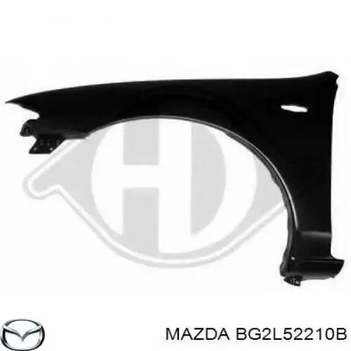 Крыло переднее левое BG2L52210B Mazda