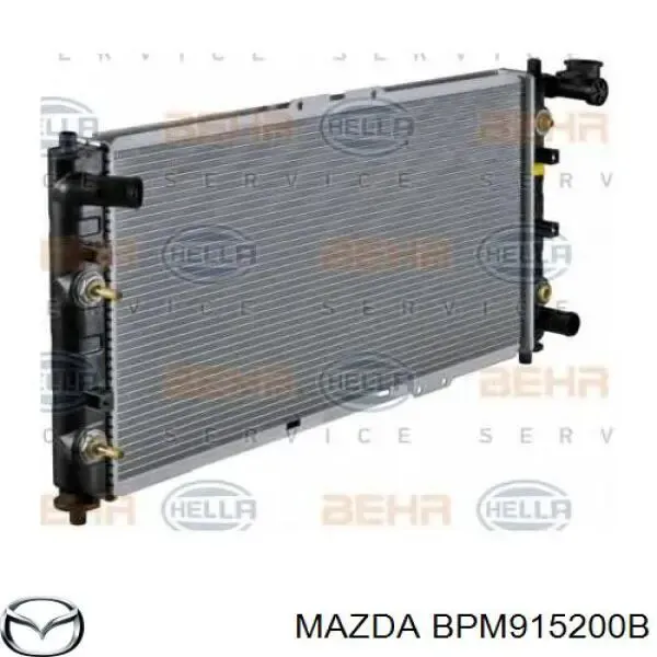 Радиатор BPM915200B Mazda