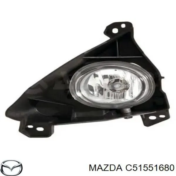 Фара противотуманная правая C51551680 Mazda