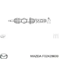 Левая полуось Mazda 323 BG