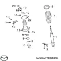 Пыльник заднего амортизатора MAZDA F1892834X