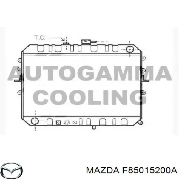 Радиатор F85015200A Mazda