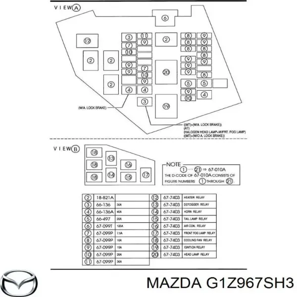 G1Z9-67-SH3 Mazda - купить недорого в Украине