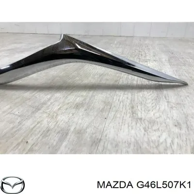Молдинг решетки радиатора левый MAZDA G46L507K1