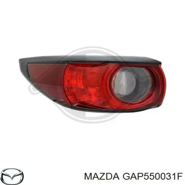 Передний бампер GAP550031G Mazda