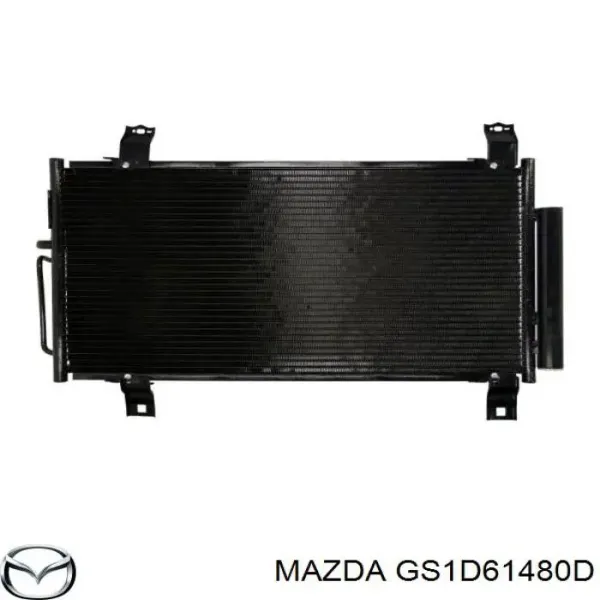 Радиатор кондиционера GS1D61480D Mazda