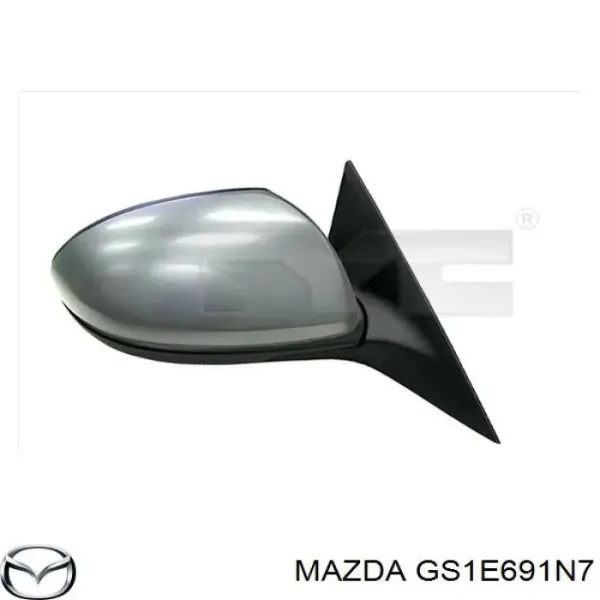 Накладка (крышка) зеркала заднего вида левая GS1E691N7 Mazda