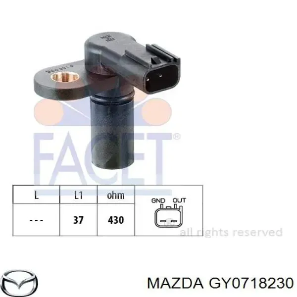 Датчик распредвала GY0718230 Mazda