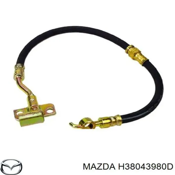 Шланг тормозной передний правый BH4105R NIPPON MOTORS