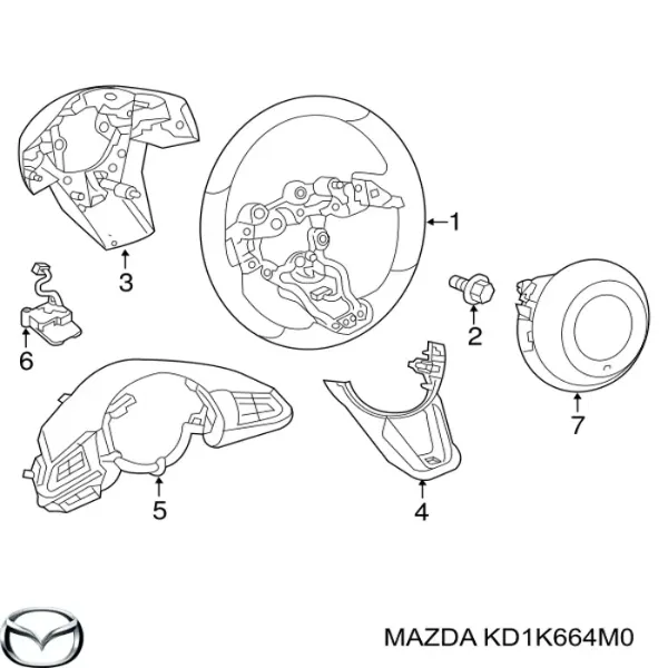  KD1K664M0 Mazda