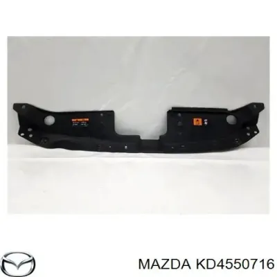 Накладка передней панели (суппорта радиатора) верхняя MAZDA KD4550716