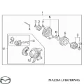 Обмотка генератора MAZDA LFB618W45