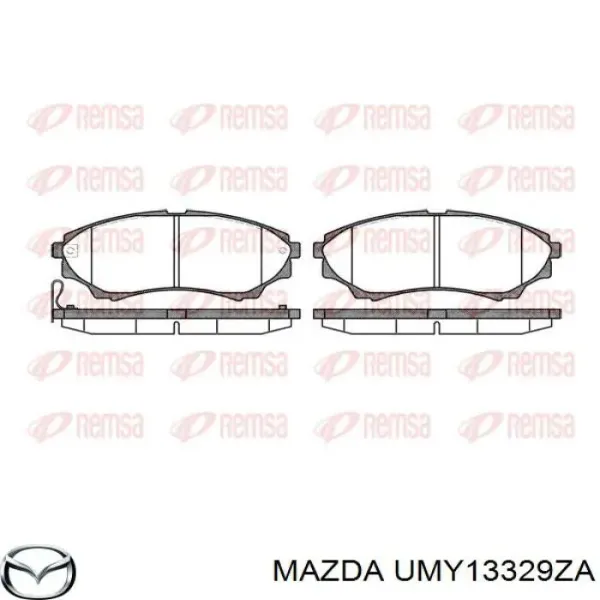 Комплект пружинок крепления дисковых колодок передних UMY13329ZA Mazda