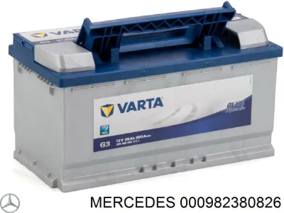 Аккумулятор Мерседес 100 А/ч 12 В (000982380826)