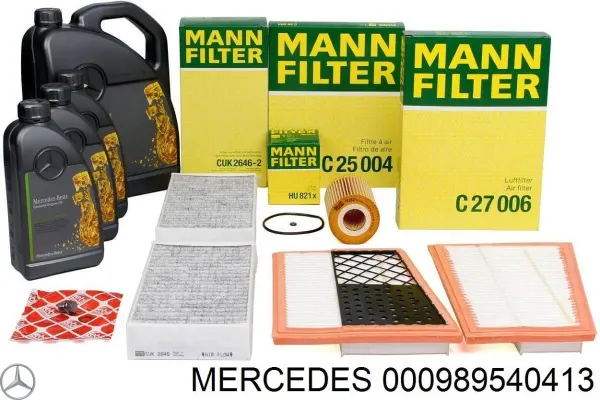 Масло моторное Mercedes 000989540413