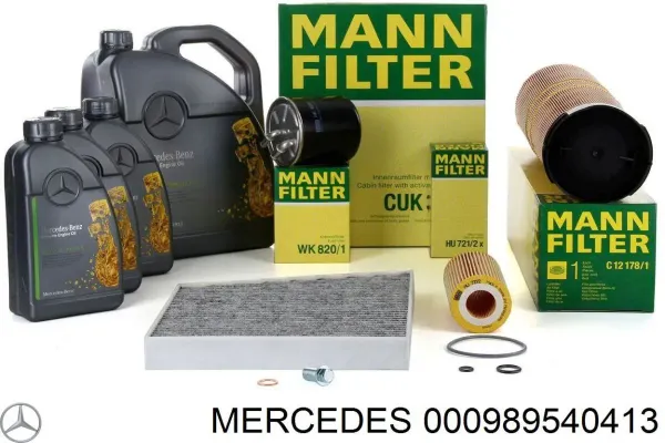 000989540413 Mercedes Масло двигателя