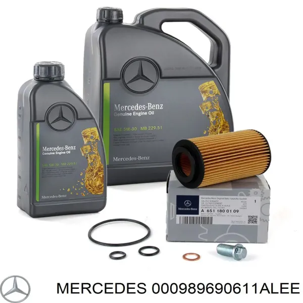 Моторное масло 000989690611ALEE Mercedes