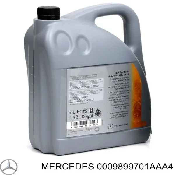 Моторное масло 0009899701AAA4 Mercedes