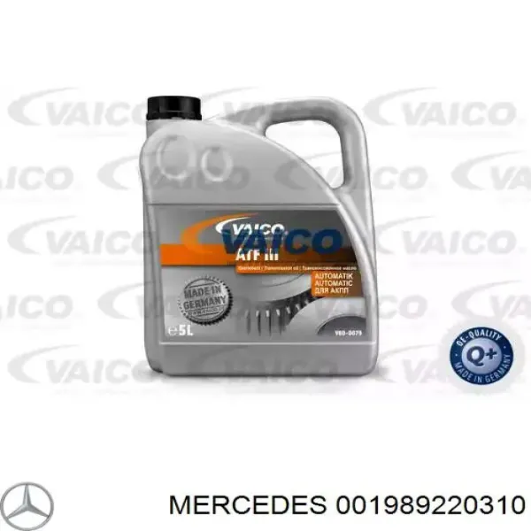 Трансмиссионное масло 001989220310 Mercedes