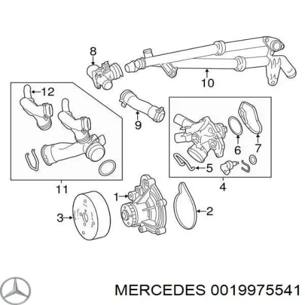  A0019975541 Mercedes