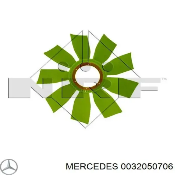 Вискомуфта вентилятора 0032050706 Mercedes