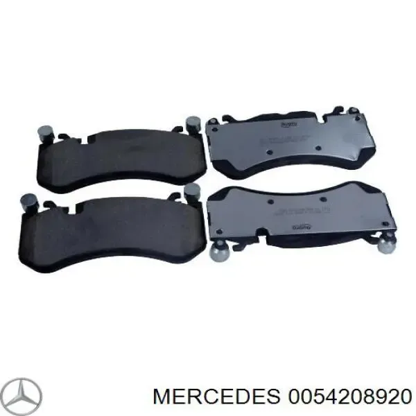 Передние тормозные колодки A0004202704 Mercedes