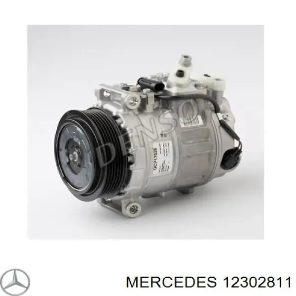 Компрессор кондиционера 12302811 Mercedes