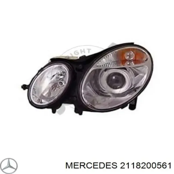 Левая фара 2118200561 Mercedes