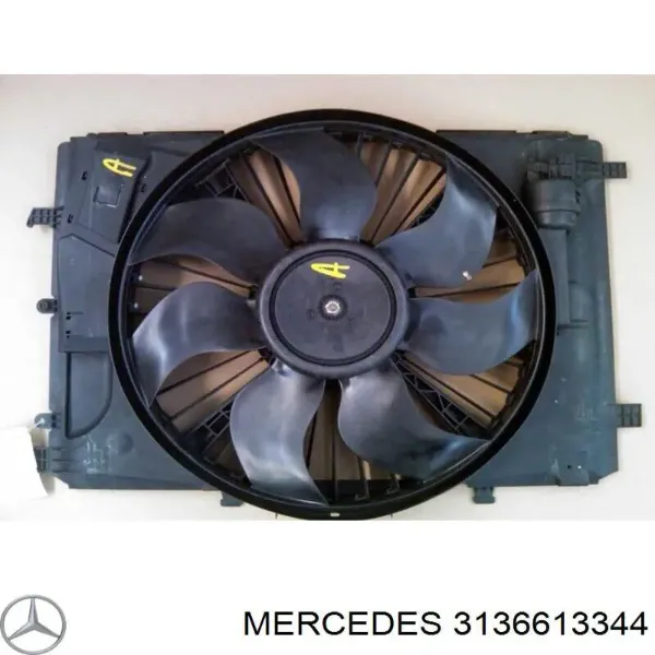 Крыльчатка радиатора охлаждения 3136613344 Mercedes
