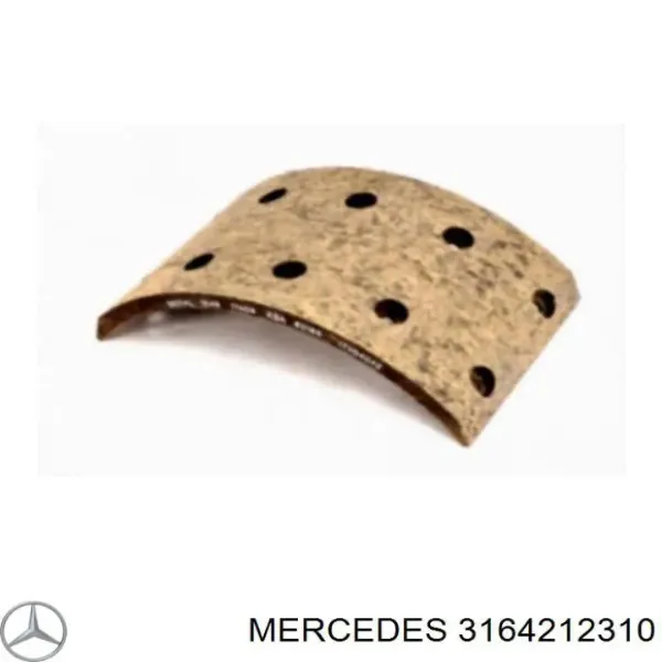 Передние барабанные колодки A3184212010 Mercedes