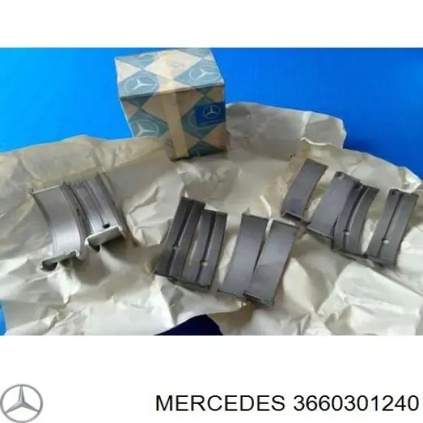 Коренные вкладыши коленвала комплект, 1-й ремонт Мерседес-бенц LK/LN2 