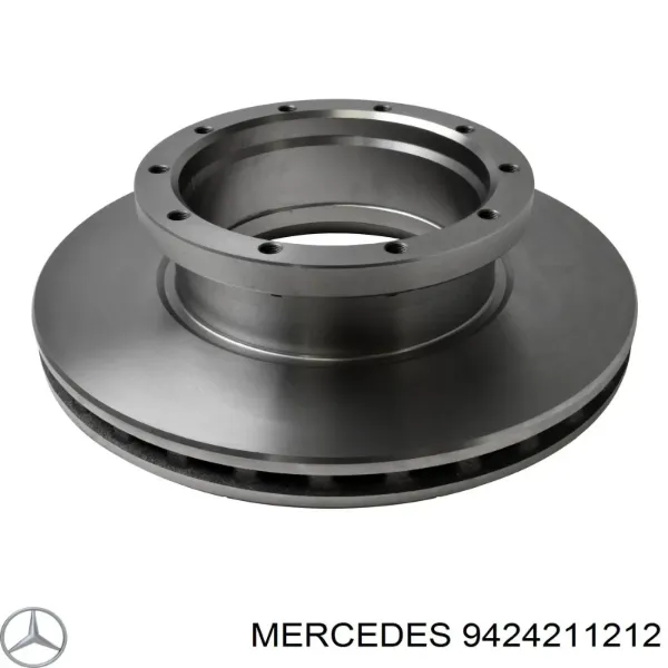 Передние тормозные диски 9424211212 Mercedes