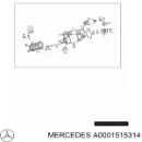 Щетка стартера MERCEDES 0001515314