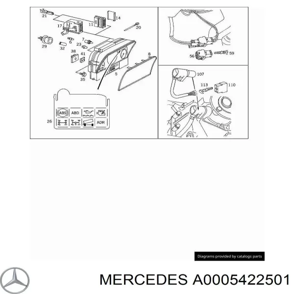  A0005422501 Mercedes
