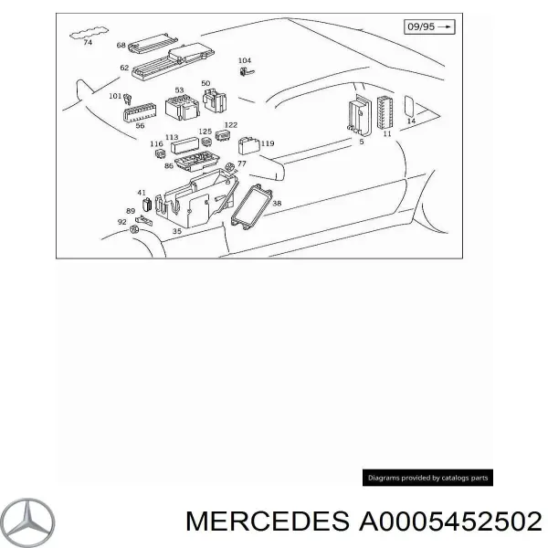 A0005452502 Mercedes