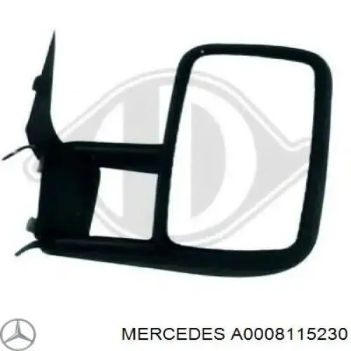 Правое зеркало A0008115230 Mercedes