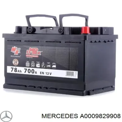 Аккумулятор Мерседес 80 А/ч 12 В (A0009829908)