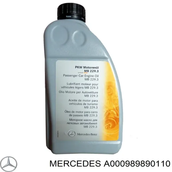 Масло моторное Mercedes A000989890110