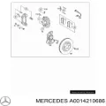 Ремкомплект переднего суппорта MERCEDES A0014210686