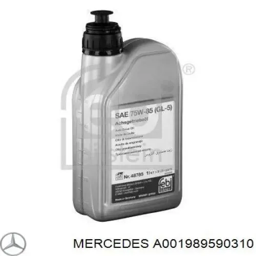 Трансмиссионное масло A001989590310 Mercedes
