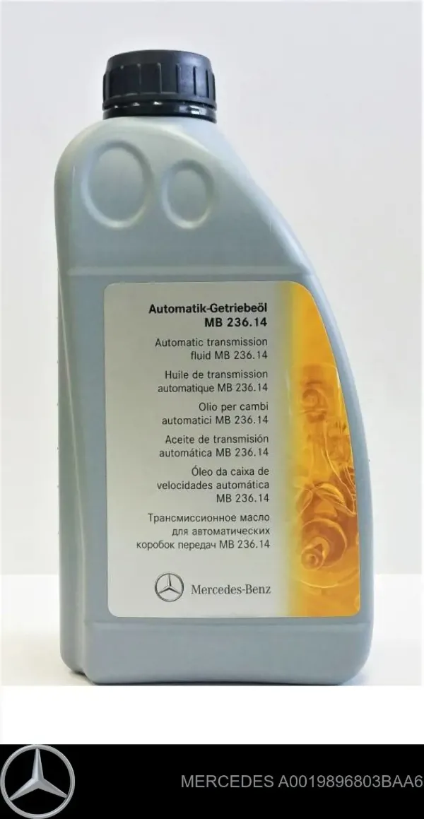 Трансмиссионное масло A0019896803BAA6 Mercedes